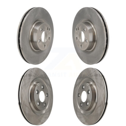 Front Rear Brake Rotors Kit For 2017 Mercedes-Benz E400 With 344mm Diameter Rotor K8-102572