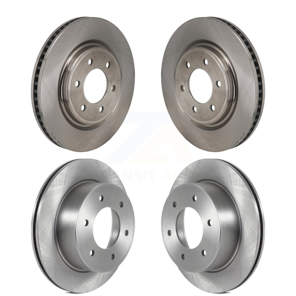 Front Rear Disc Brake Rotors Kit For 2022-2024 Ford Bronco 3.0L K8-102581