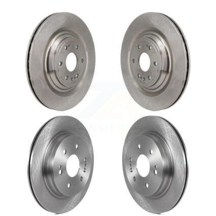 Front Rear Brake Rotor Kit For GMC Sierra 1500 Chevrolet Silverado Limited Cadillac LTD XL K8-102582