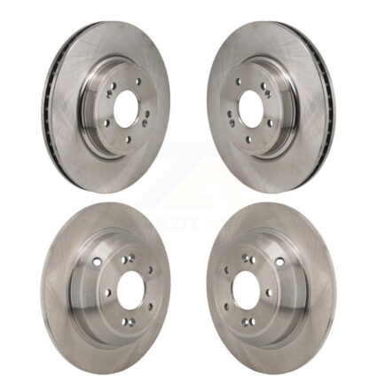 Front Rear Disc Brake Rotors Kit For Genesis G70 Kia Stinger K8-102585