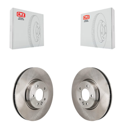 Front Disc Brake Rotors Pair For Land Rover Range Sport Discovery K8-102601