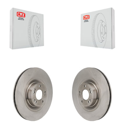 Front Disc Brake Rotors Pair For Hyundai Genesis Equus G80 Kia K900 K8-102606