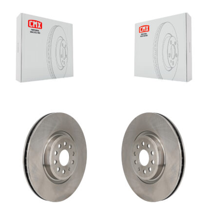 Front Disc Brake Rotors Pair For Volkswagen ID.4 Audi Q4 e-tron Sportback K8-102619