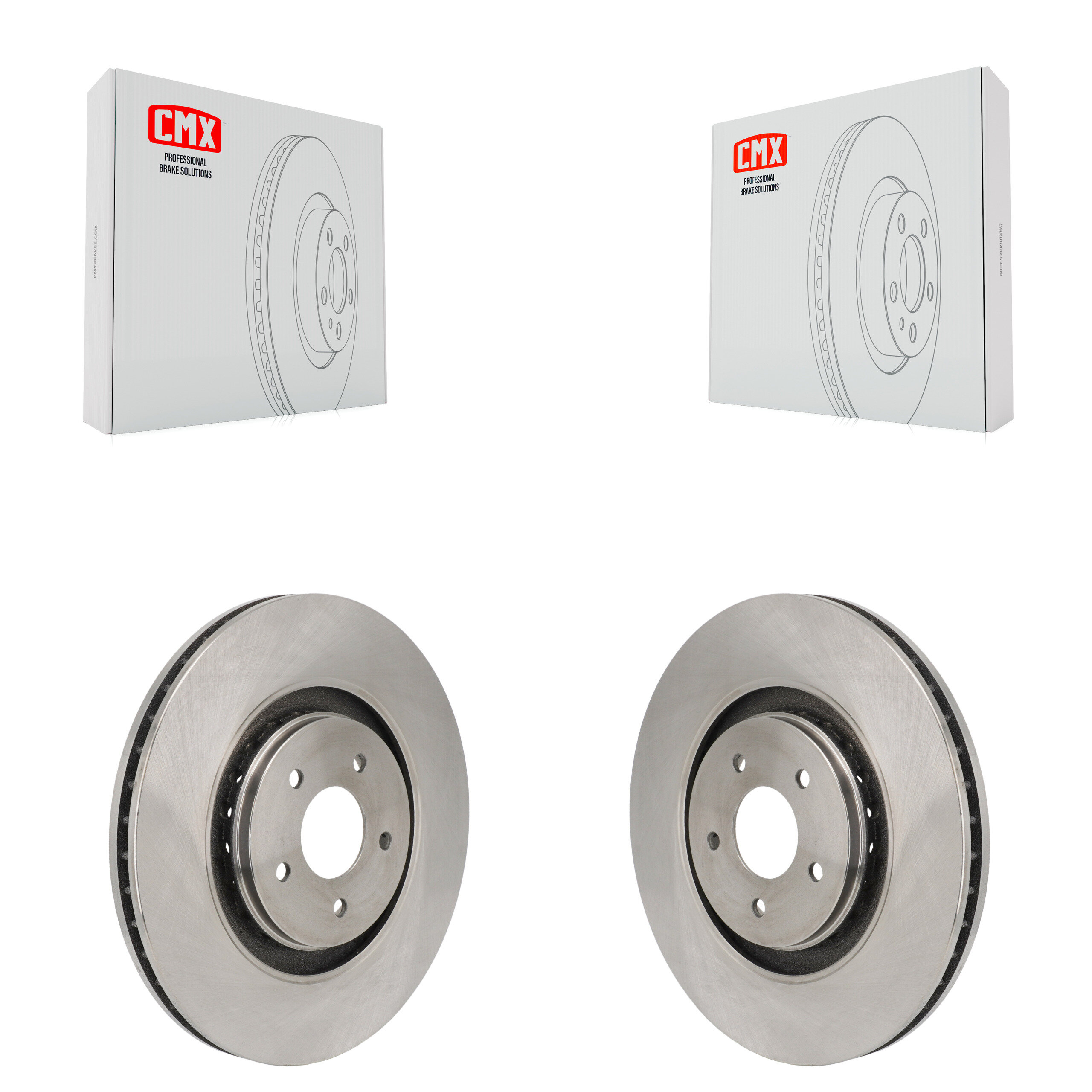 Front Disc Brake Rotor Pair For Mitsubishi Outlander Nissan Pathfinder INFINITI QX60 ARIYA K8-102621