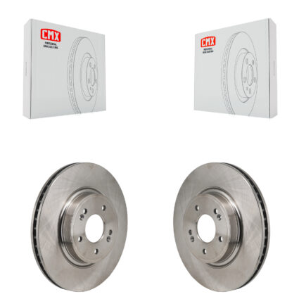 Front Disc Brake Rotors Pair For Genesis G70 Kia Stinger K8-102625