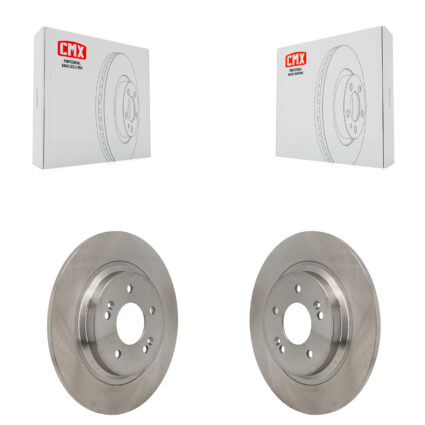 Rear Disc Brake Rotors Pair For 2021-2023 Hyundai Santa Fe Kia Sorento GAS engine K8-102637