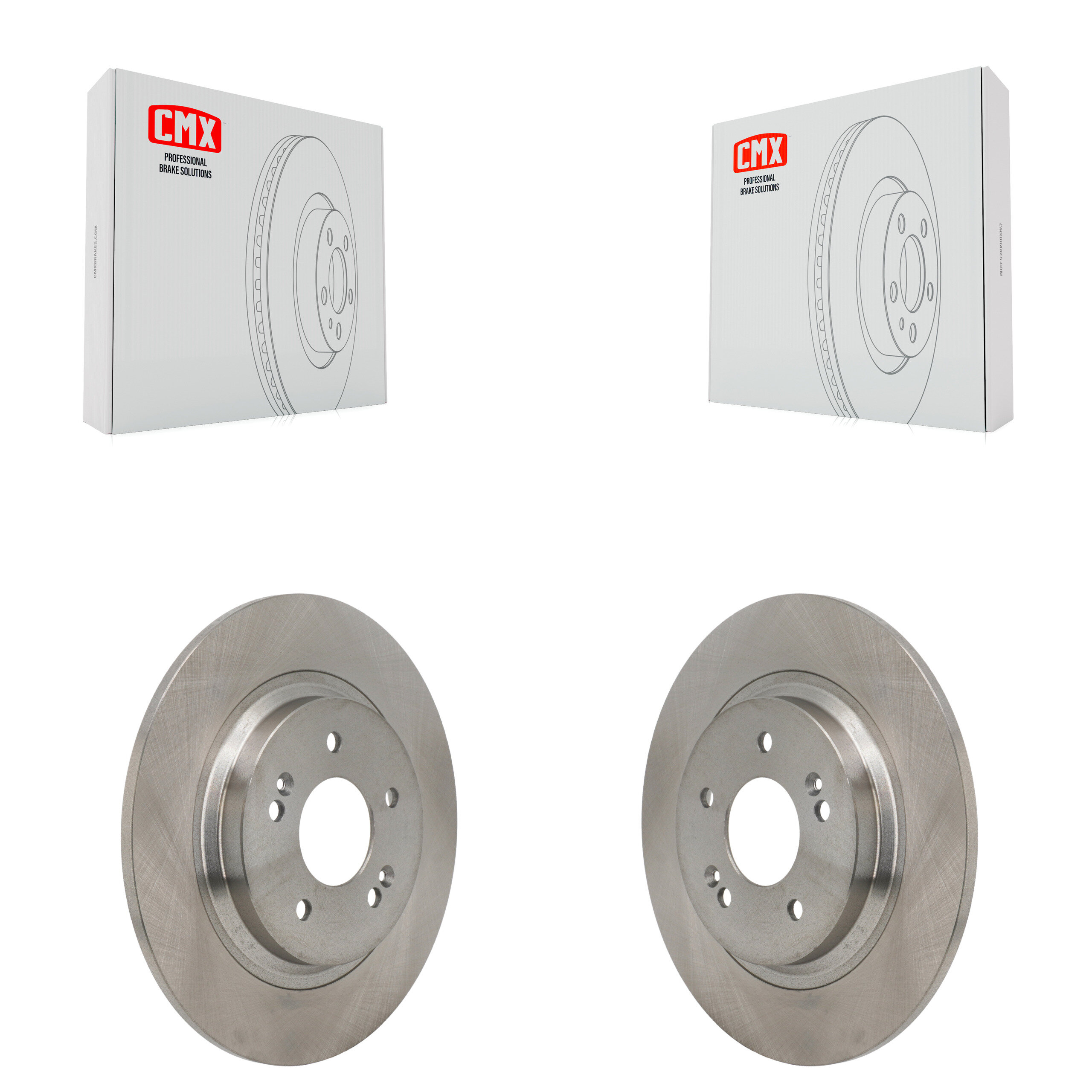 Rear Disc Brake Rotors Pair For 2021-2023 Hyundai Santa Fe Kia Sorento GAS engine K8-102637