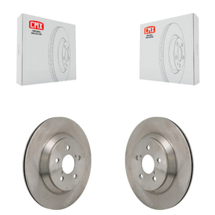 Rear Disc Brake Rotors Pair For 2021-2023 Subaru Crosstrek With Electric Parking K8-102645