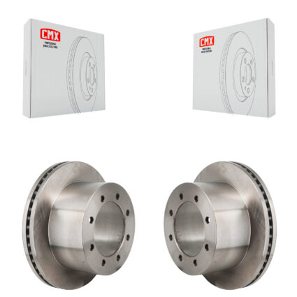 Rear Brake Rotors Pair For GMC Sierra 3500 HD Chevrolet Silverado With Dual Wheels K8-102647