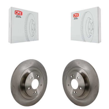 Rear Disc Brake Rotors Pair For 2022-2023 Kia Carnival Hyundai Santa Cruz K8-102650