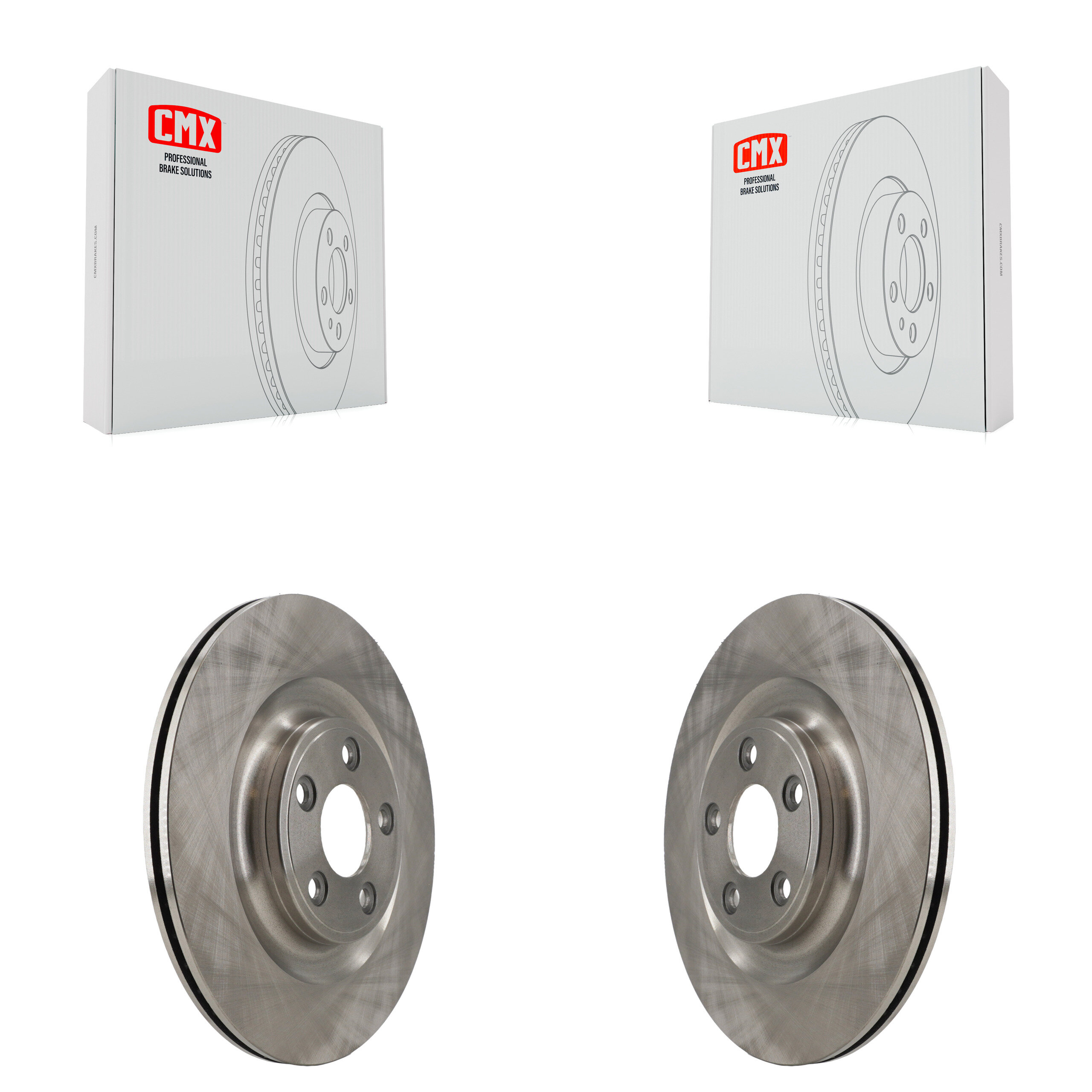 Rear Disc Brake Rotors Pair For Mercedes-Benz E450 E400 E53 AMG CLS53 CLS450 E43 K8-102656