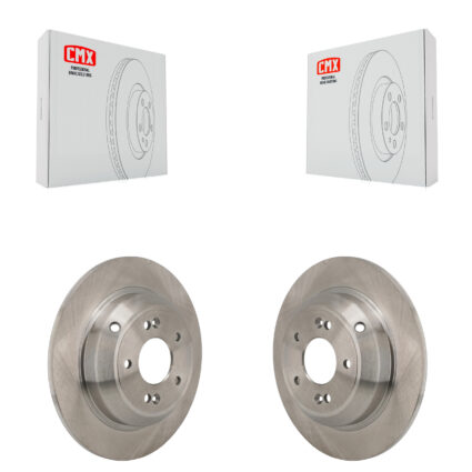 Rear Disc Brake Rotors Pair For Genesis G70 Kia Stinger K8-102663
