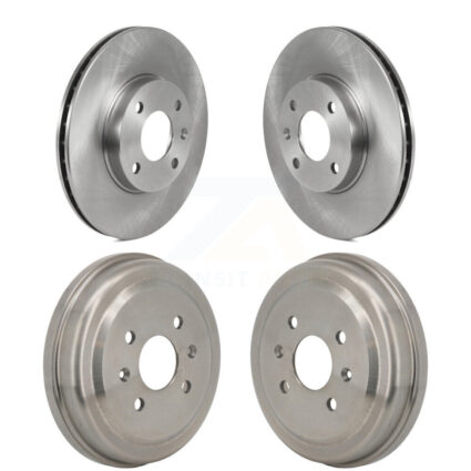 Front Rear Disc Brake Rotors Drums Kit For 2016-2022 Chevrolet Spark K8-102664