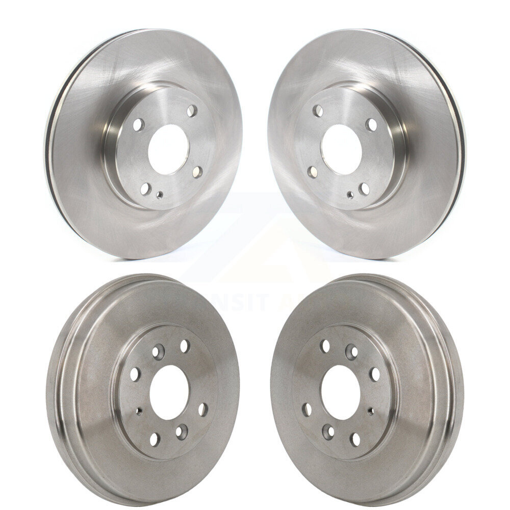 Front Rear Disc Brake Rotors Drums Kit For Toyota Yaris iA Scion K8-102667