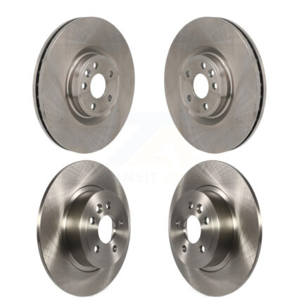 Front Rear Brake Rotors Kit For Land Rover Range Evoque With 349mm Diameter Rotor K8-102677
