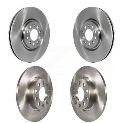 Front Rear Disc Brake Rotors Kit For 2023 Dodge Hornet Without Brembo Brakes K8-102684