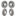 Front Rear Disc Brake Rotors Kit For Ford E-Transit K8-102687