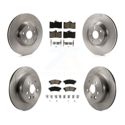 Front Rear Disc Brake Rotor Ceramic Pad Kit (6Pc) For Lexus IS300 IS350 GS350 RC350 RC300 K8C-100001