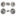 Front Rear Disc Brake Rotors And Ceramic Pad Kit (6Pc) For Lexus IS350 GS350 GS450h GS460 K8C-100003