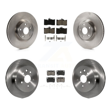 Front Rear Disc Brake Rotors And Ceramic Pad Kit (6Pc) For Lexus IS350 GS350 GS450h GS460 K8C-100003
