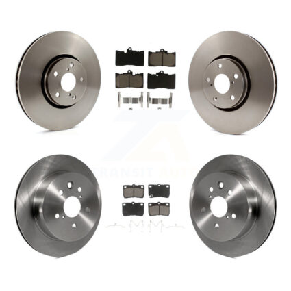Front Rear Brake Rotor And Ceramic Pad Kit (6Pc) For Lexus IS350 GS350 GS450h GS430 GS460 K8C-100004