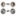 Front Rear Disc Brake Rotors And Ceramic Pads Kit (6Pc) For Lexus IS250 GS300 K8C-100015