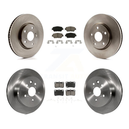 Front Rear Disc Brake Rotors And Ceramic Pads Kit (6Pc) For Lexus IS250 GS300 K8C-100015