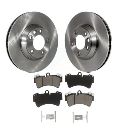 Front Disc Brake Rotor And Ceramic Pad Kit For Audi Q7 Porsche Cayenne Volkswagen Touareg K8C-100022