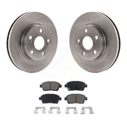 Front Disc Brake Rotors And Ceramic Pads Kit For 2000 Toyota Celica GT K8C-100033