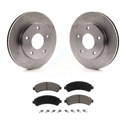 Front Disc Brake Rotors And Ceramic Pads Kit For 1997 Chevrolet Blazer GMC Jimmy K8C-100039