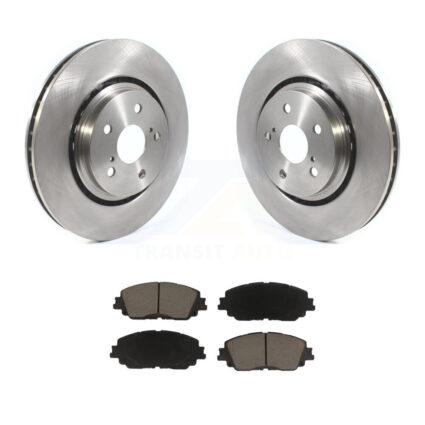 Front Disc Brake Rotors & Ceramic Pad Kit For 2020-2023 Toyota Camry XSE With TRD Package K8C-100042