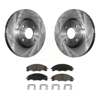 Front Disc Brake Rotors And Ceramic Pads Kit For 2008-2011 Ford Focus K8C-100044