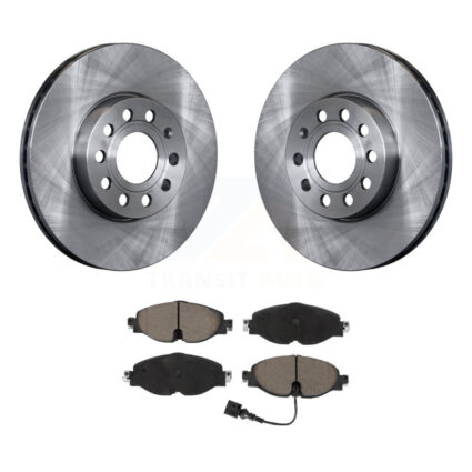 Front Disc Brake Rotors Ceramic Pad Kit For Volkswagen Golf Jetta SportWagen Taos Audi A3 K8C-100050