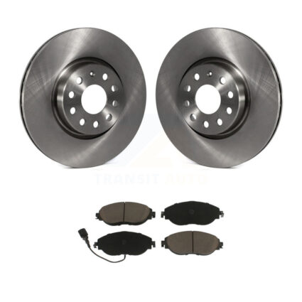 Front Disc Brake Rotors And Ceramic Pads Kit For Volkswagen Jetta GTI K8C-100052