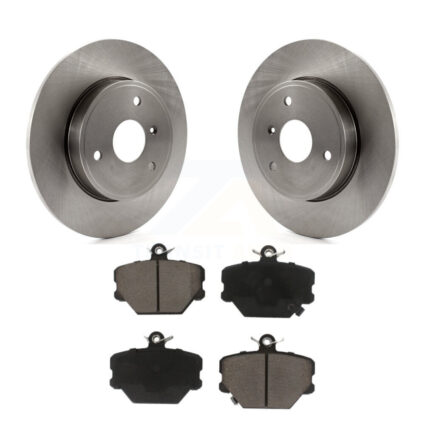 Front Disc Brake Rotors And Ceramic Pads Kit For Smart Fortwo K8C-100053