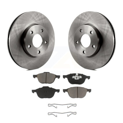 Front Disc Brake Rotors And Ceramic Pads Kit For Ford Focus C-Max K8C-100057