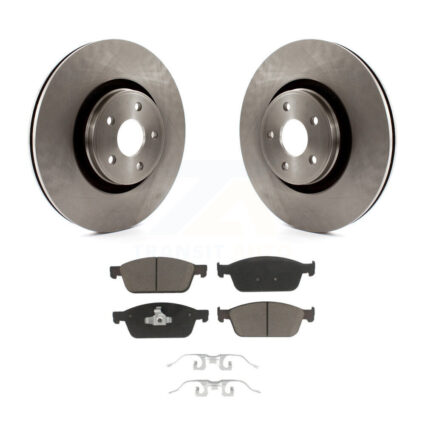 Front Disc Brake Rotors And Ceramic Pads Kit For Ford Focus Lincoln MKC K8C-100058