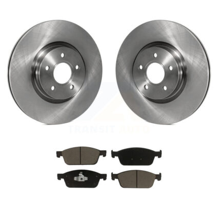 Front Disc Brake Rotors And Ceramic Pads Kit For Ford Escape Transit Connect Lincoln MKC K8C-100059