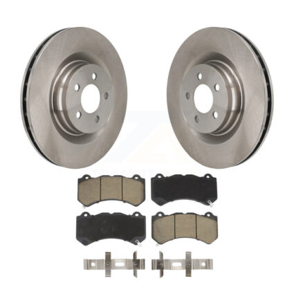 Front Disc Brake Rotors And Ceramic Pads Kit For Dodge Challenger Charger K8C-100067