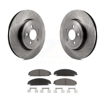 Front Disc Brake Rotor & Ceramic Pad Kit For Dodge Chrysler 300 Charger Challenger Magnum K8C-100068