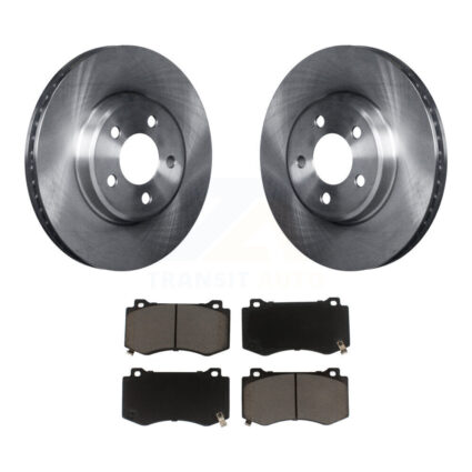 Front Disc Brake Rotors And Ceramic Pads Kit For 2019 Dodge Charger GT With Brembo Brakes K8C-100070