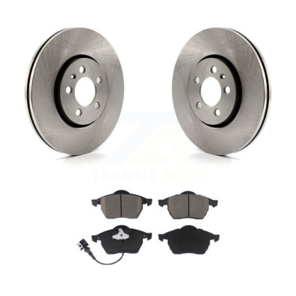 Front Disc Brake Rotors And Ceramic Pads Kit For Volkswagen Jetta Golf Beetle K8C-100074