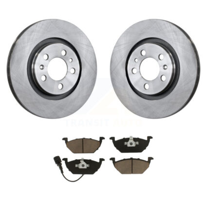 Front Disc Brake Rotors And Ceramic Pads Kit For Volkswagen Jetta Golf Beetle City K8C-100075