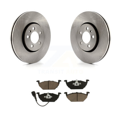 Front Brake Rotor And Ceramic Pad Kit For Volkswagen Golf With 288mm Diameter K8C-100076