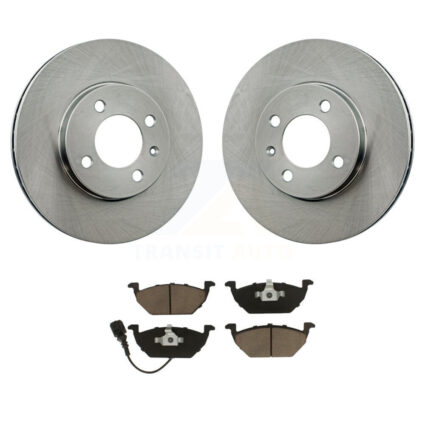 Front Disc Brake Rotors And Ceramic Pad Kit For 1999 Volkswagen Jetta 1.9L Old Body Style K8C-100077