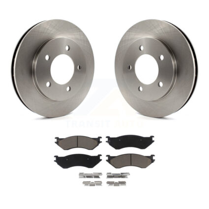 Front Disc Brake Rotors And Ceramic Pads Kit For Ford Expedition Lincoln Navigator 4WD K8C-100088