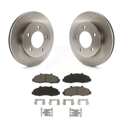 Front Disc Brake Rotors And Ceramic Pads Kit For Ford F-150 Heritage 4WD K8C-100089