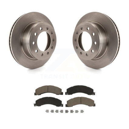 Front Brake Rotor And Ceramic Pad Kit For Ram Dodge Sterling Truck 4500 5500 Bullet 45 55 K8C-100104