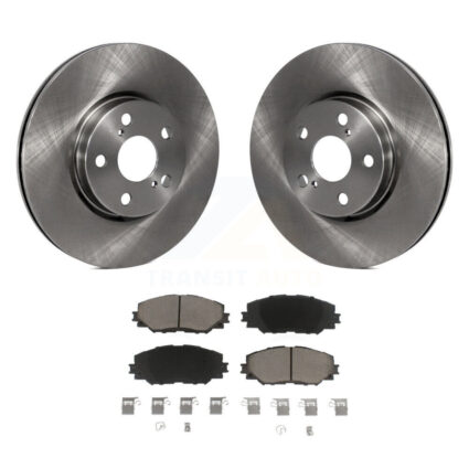 Front Disc Brake Rotors & Ceramic Pad Kit For Toyota Corolla Matrix Pontiac Vibe Scion xD K8C-100109