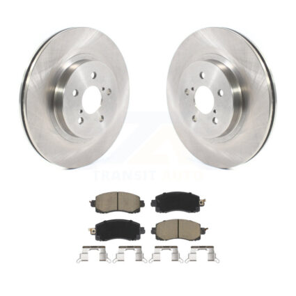 Front Disc Brake Rotors And Ceramic Pads Kit For Subaru Crosstrek Impreza K8C-100110